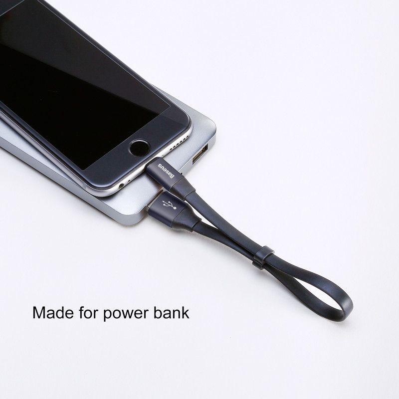 Baseus Nimble Portable Cable For Apple 23CM Black