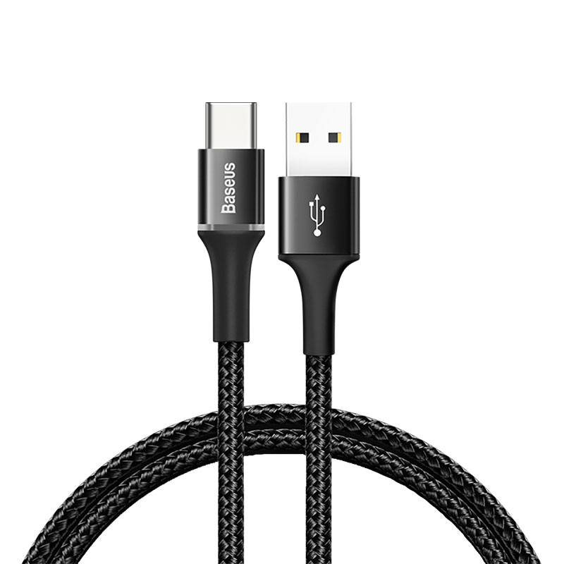 Baseus halo data cable USB For Type-C 2A 2M Black