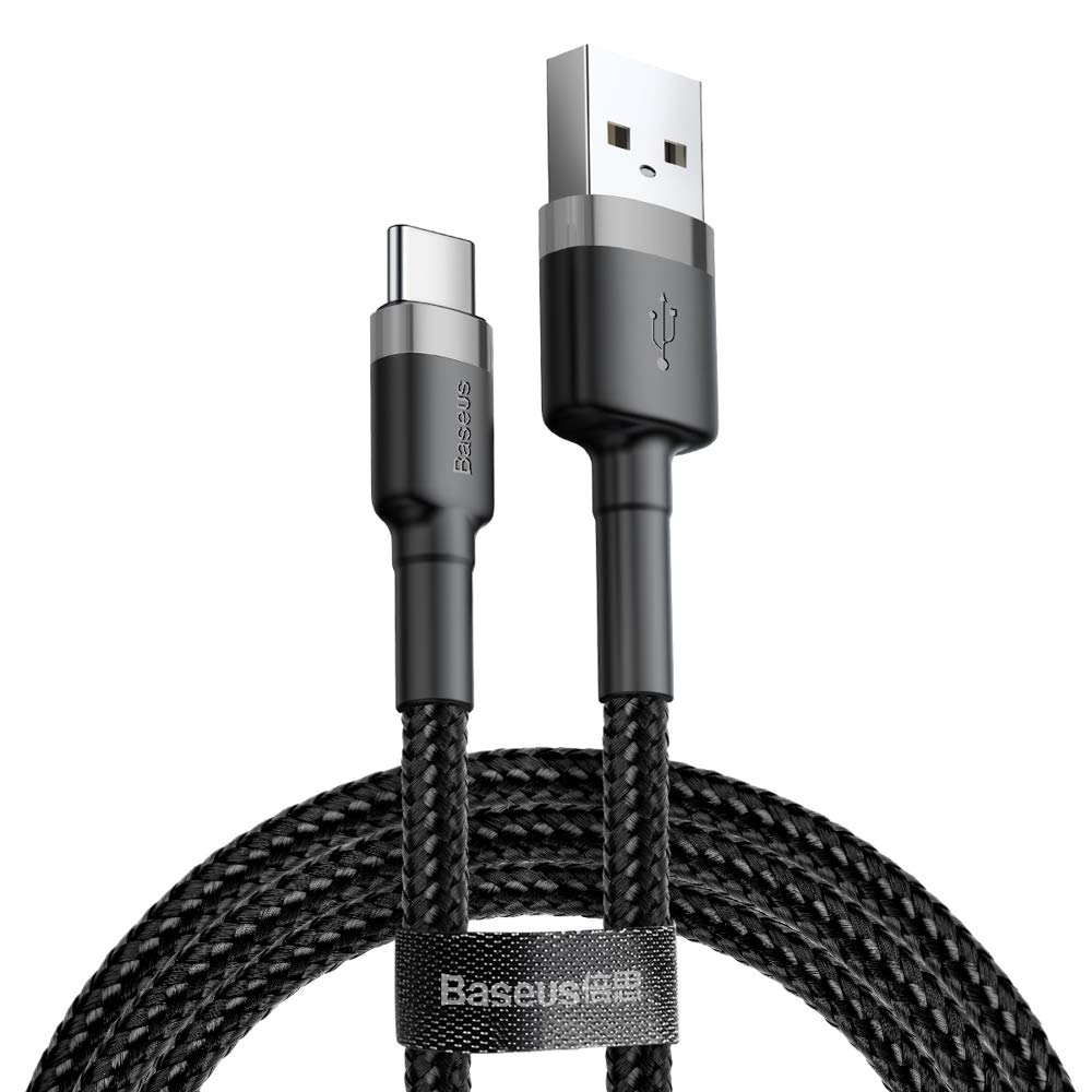 Baseus cafule Cable USB For Type-C 3A 1M Gray+Black