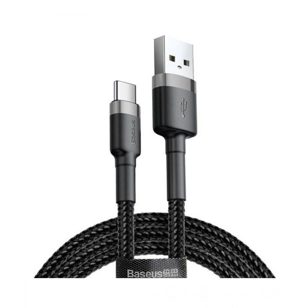Baseus cafule Cable USB For Type-C 2A 2M Gray+Black