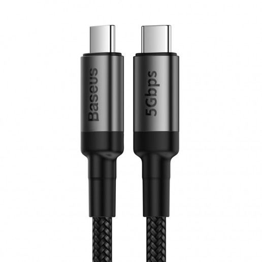 Baseus Cafule series cable Type-C PD3.1 Gen1 60W(20V/3A) 1m Gray+Black