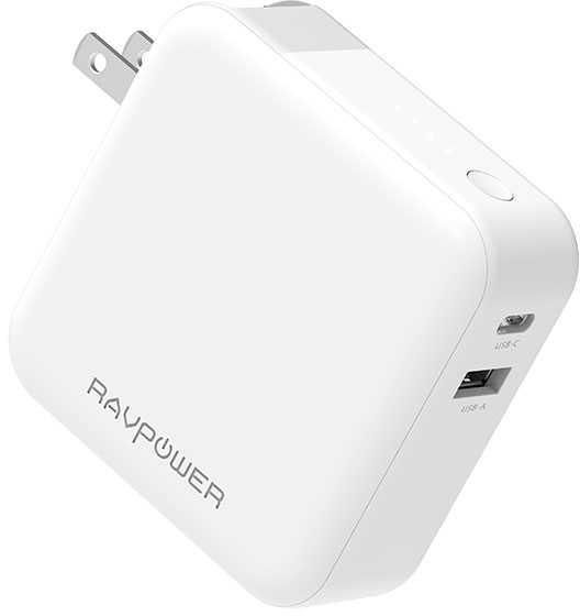 RAVPower 5000mAh 2-in-1 Wall Charger &amp; Portable Charger