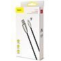 Baseus Torch Series Data Cable USB for iP 2.4A 1m Black(With lamp)